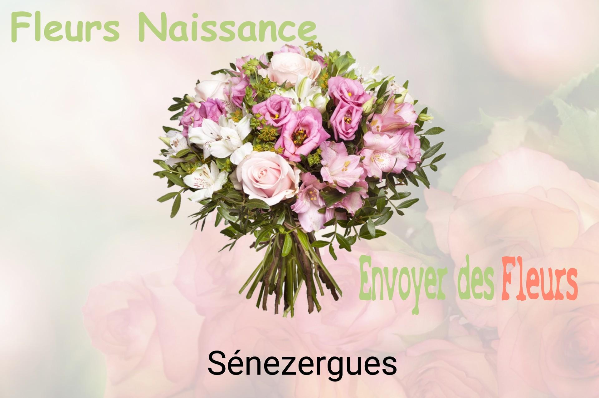 Bouquet de fleurs de naissance livré à Sénezergues